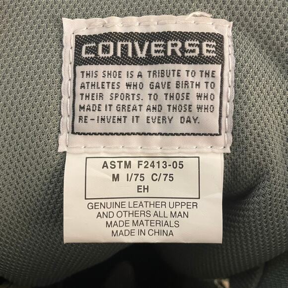 Converse C8990 Tactical Work Boots Men’s 13 Leather ASTM F2413 EH Side Zip - Picture 2 of 13